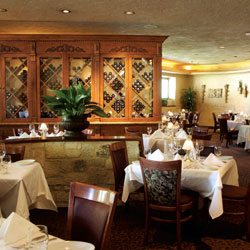 Ruth’s Chris:  Beef reigns here, but crabmeat and veal are exemplary