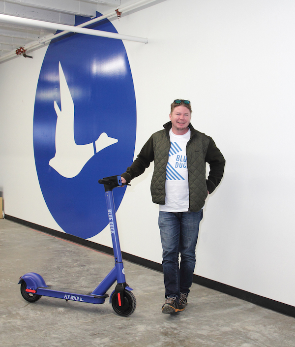 Eric Bell, CEO and President of Blue Duck Scooters