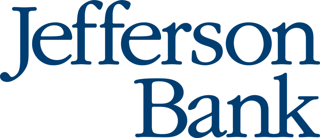 Jefferson Bank Logo Stacked Right Aligned color