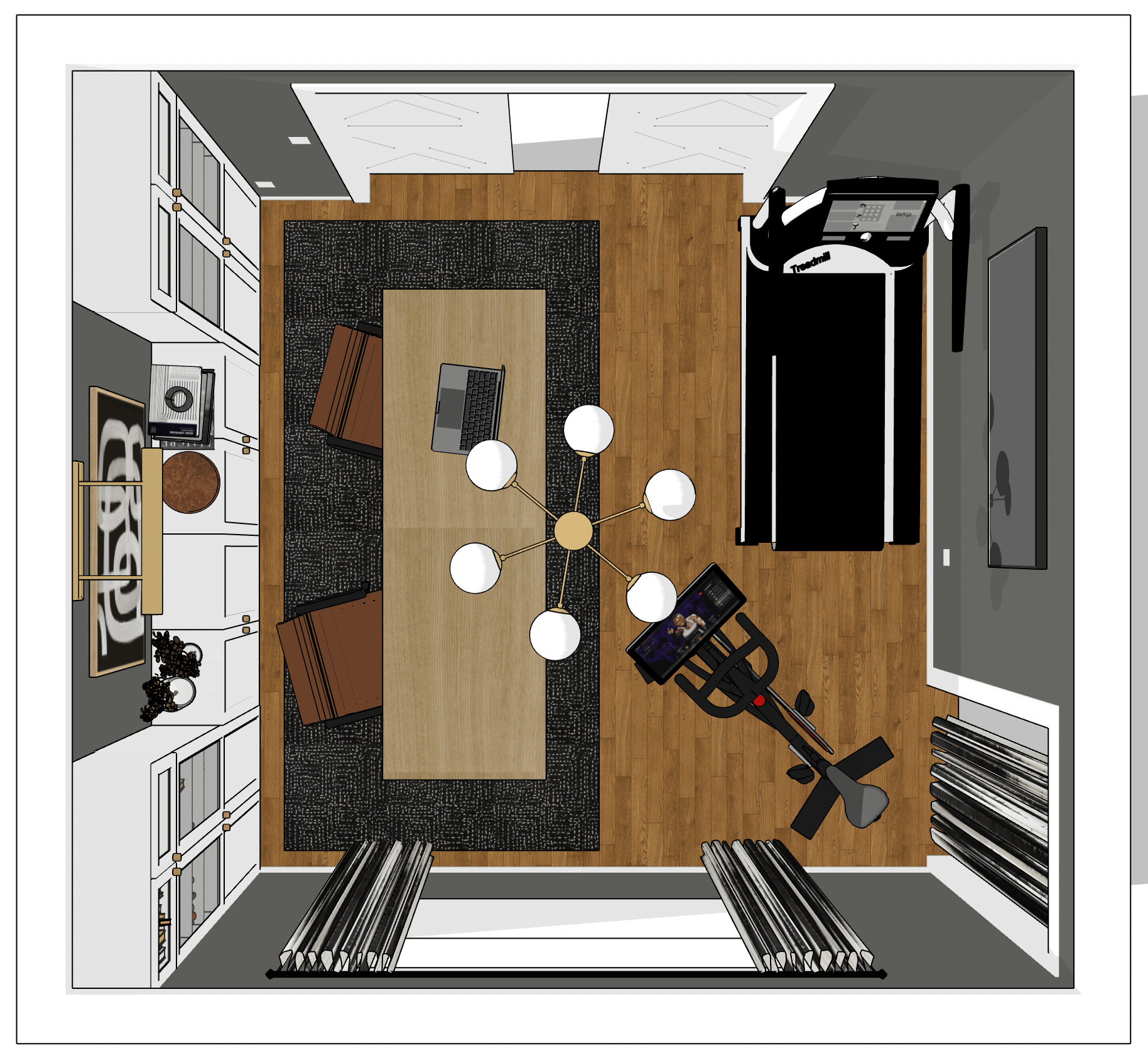 Peloton room rendering