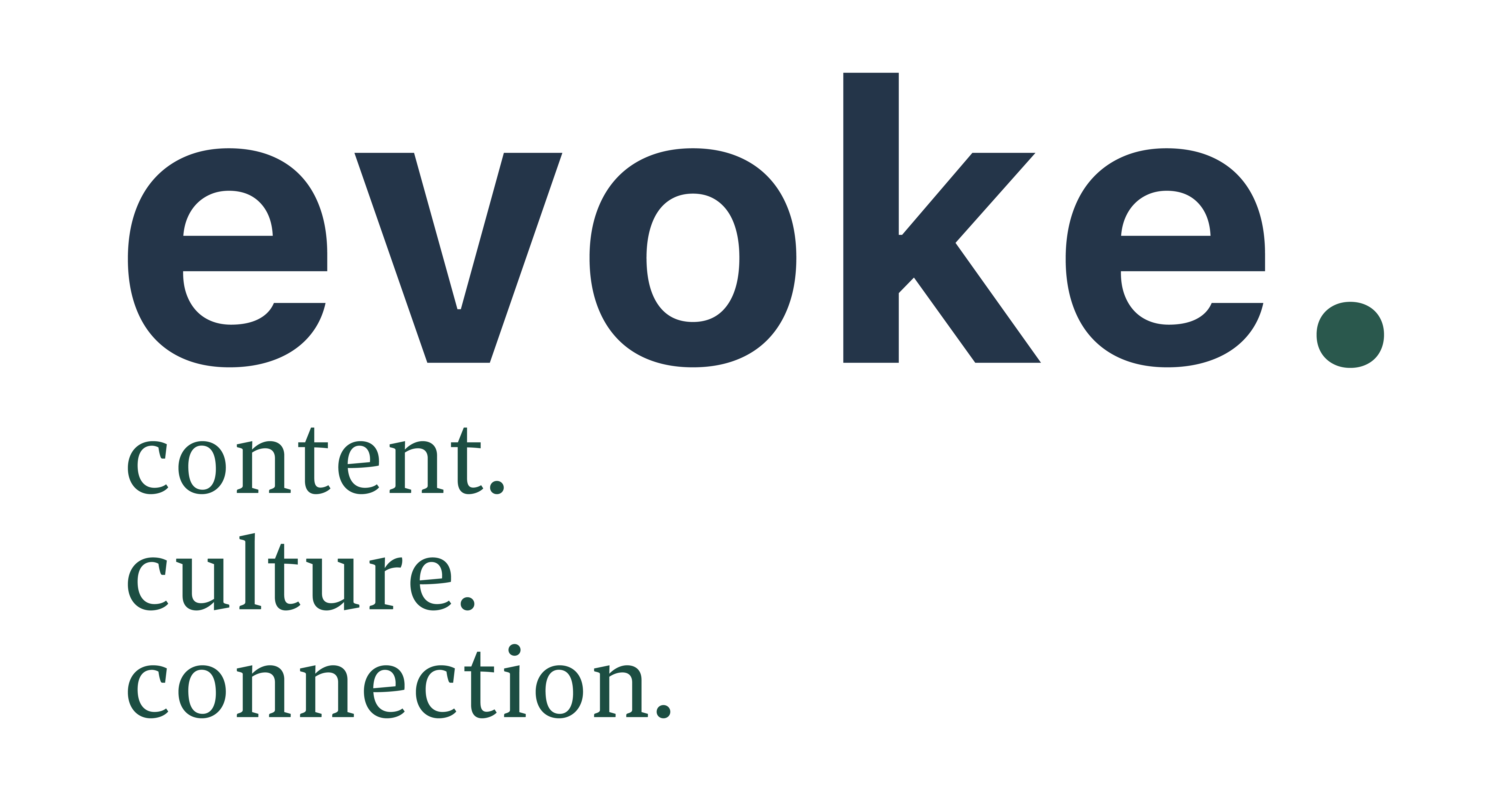 Evoke Logo+Tagline RGB B&G