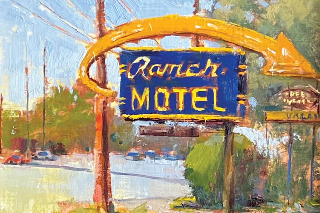 Ranch Motel Painting
