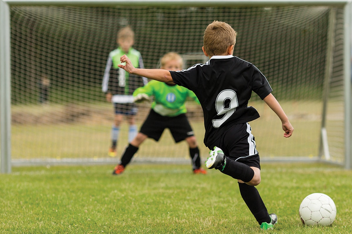 Kids Soccer Penalty Kick