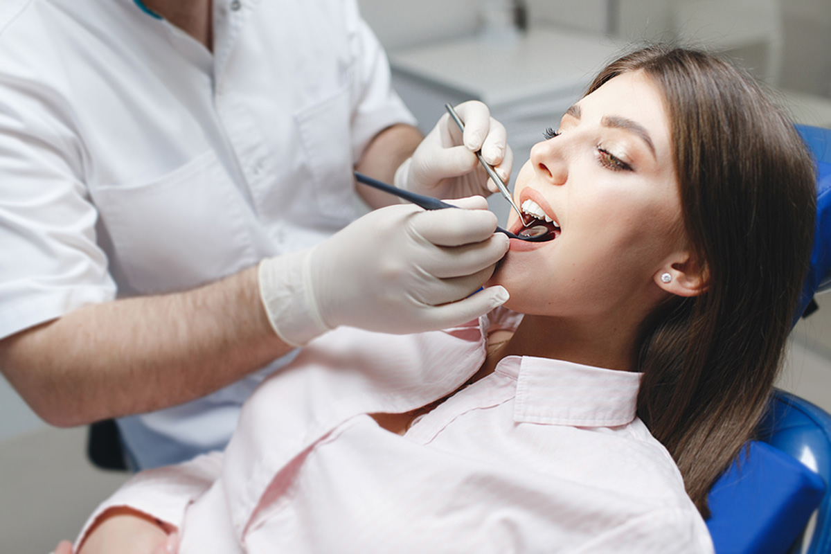 Dental Clinic. Reception, Examination Of The Patient. Teeth Care Dental Clinic. Reception, Examination Of The Patient. Teeth Care