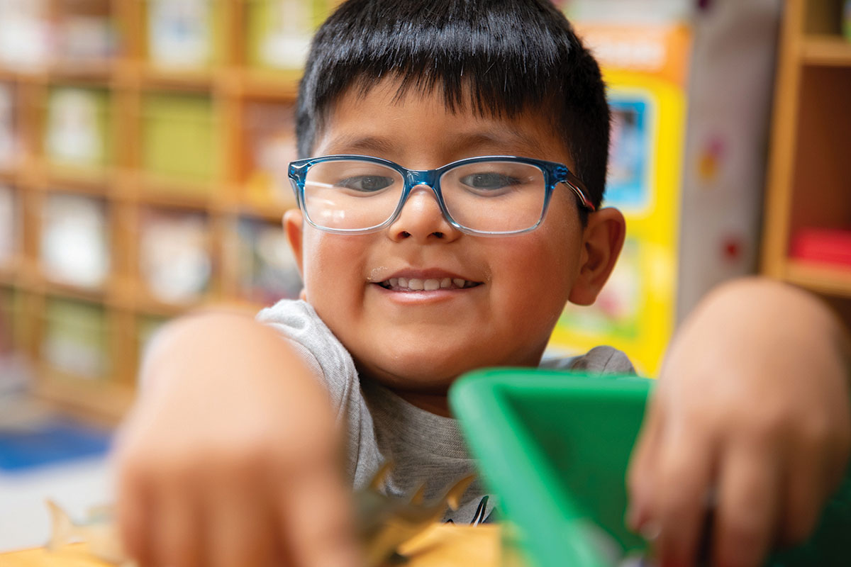 Little boy with glasses Little boy with glasses