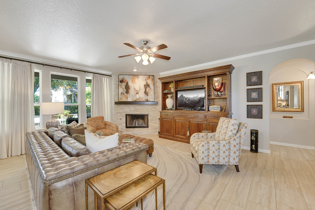 At Home KM Designs Living Room