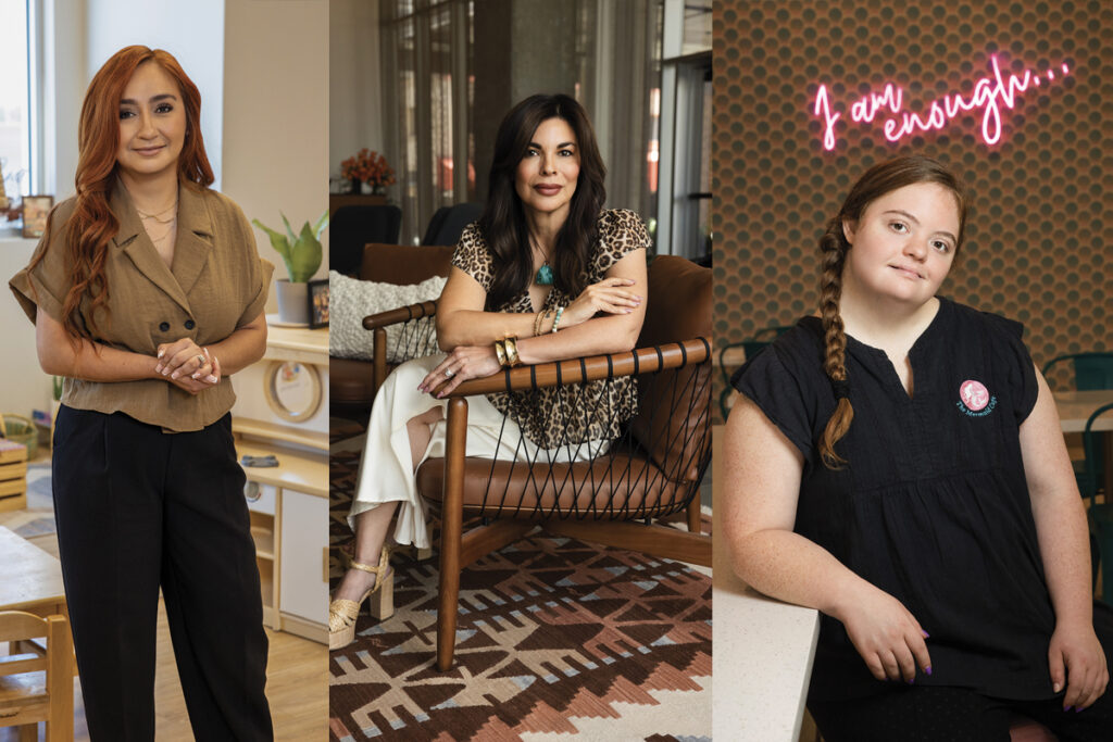 3 women in one photo for feature story