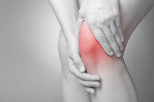 Woman with Knee Pain